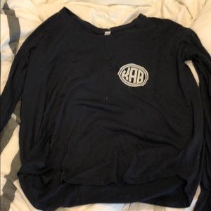 Theta monogrammed long sleeve